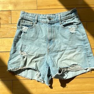 Zara mom denim shorts